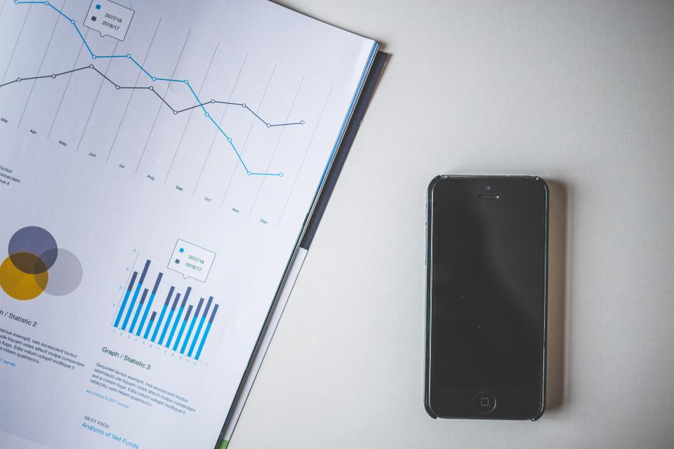 Conversion tracking report graph on screen