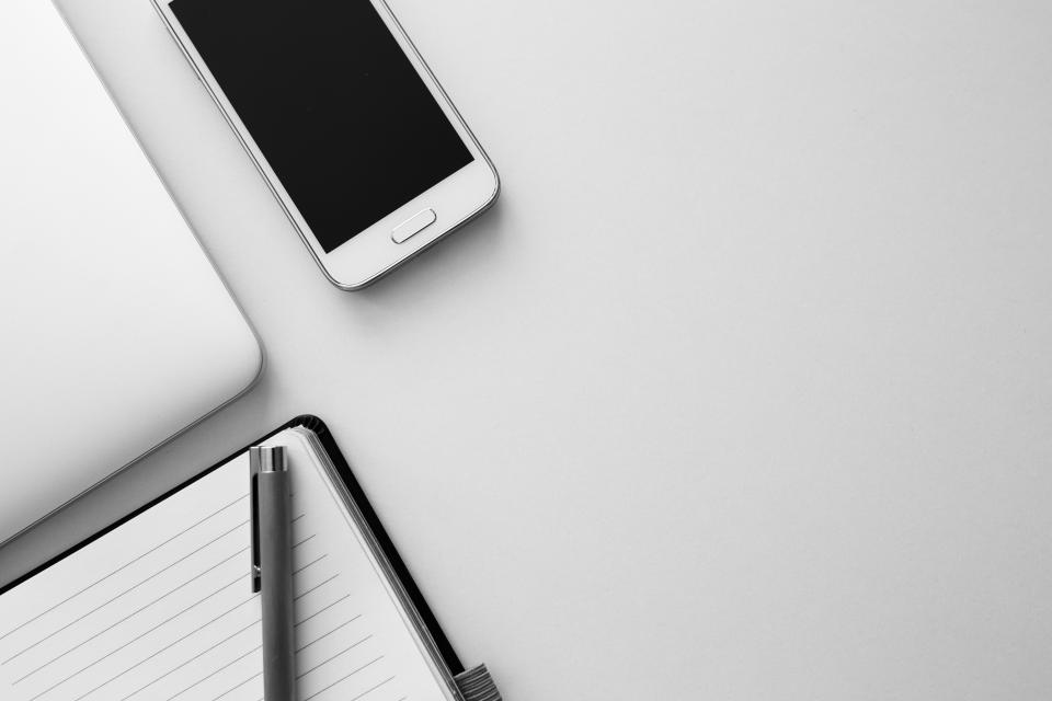 Email list signup form on a mobile phone